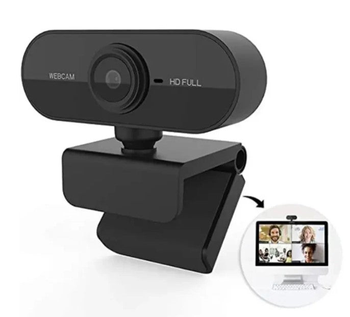 Webcam 1080p Full Hd C/ Microfone W18 ( Reuniões, Home Office, Youtube, etc )