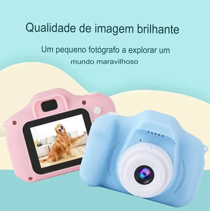 Mini Câmera Digital Infantil X2 - LANÇAMENTO